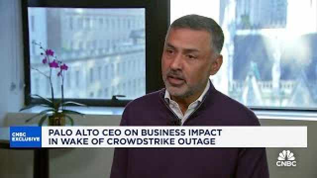 Palo Alto CEO on CrowdStrike fallout, IBM deal and cybersecurity issues