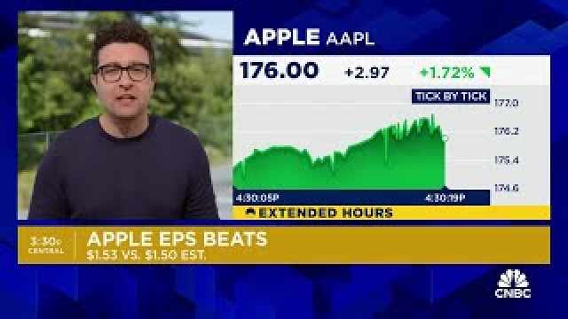 Apple announces largest-ever $110 billion share buyback - as iPhone sales drop 10%