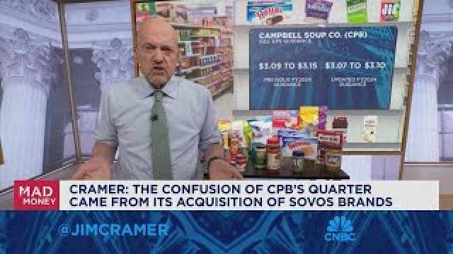 Campbell reported solid results, but management gave not-so-hot guidance, says Jim Cramer