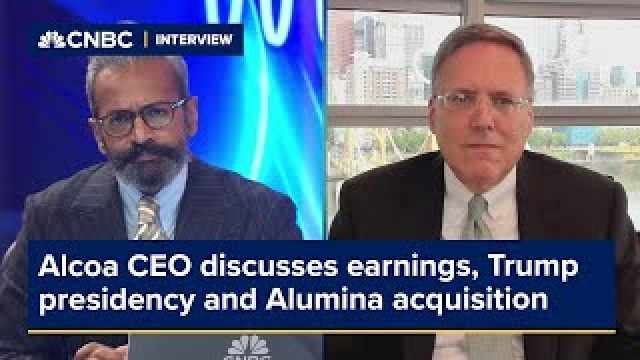 Alcoa CEO discusses earnings, possible Trump presidency and Alumina acquisition