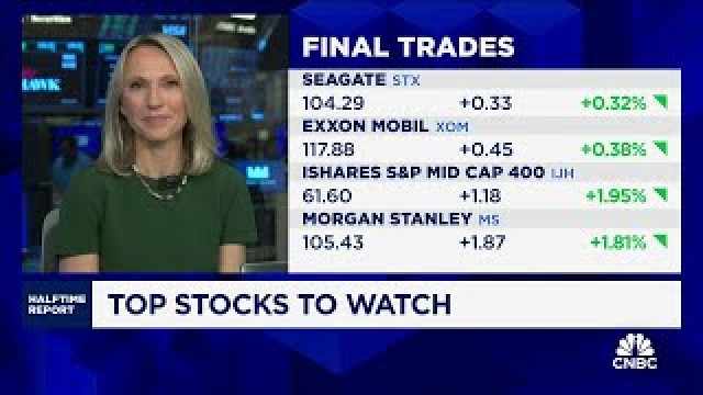 Final Trades: Seagate, Exxon Mobil, Morgan Stanley and the IJH