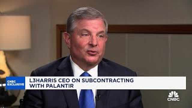 L3Harris CEO on subcontracting with Palantir, global geopolitical risks and defense sector outlook