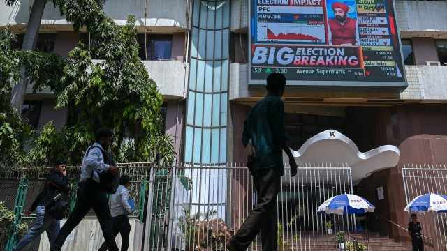 India's stock markets erase over $371 billion after ruling BJP falls short of election expectations